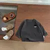 Ropa de Bebé Estilo Coreano Primavera y Otoño Camisa Base Versátil Nueva Camisa Casual de Manga Larga para Niños Top Holgado para Bebé
