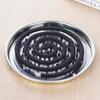 Frete Grátis Suporte para Espiral de Mosquito com Tampa, Suporte de Bandeja de Aço Inoxidável, Seguro, Anti-Queimadura, À Prova de Fogo, Cinzeiro Criativo
