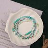 Pulsera de Cuentas de Arroz Coloridas Hecha a Mano, Pulsera de Cuentas Coreana Dulce y Elegante para Estudiantes, Versátil y Única Estilo Bosque