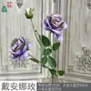 Diana Rose Manta de 3 Cabeças Rosa Buquê de Casamento Arranjo de Flores Decorativo Flor de Seda Display de Mesa de Restaurante Flor Artificial