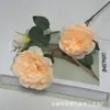 Simulação de 3 brácteas de peônia estrangeiras núcleo de peônia casamento caminho de casamento decoração de flores de guia flor casa exibição atacado de fábrica