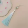 Colgante de borla degradado de gato nuevo Guanshan Yue 12CM Espiga Cheongsam Hanfu Ropa para niños Colgante Colgante colorido