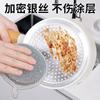 Popular Bloque Esponja con Alambre de Acero de Doble Cara para Lavar Platos, Esponja Limpiadora de Alambre Plateado Específica para Cocina, En Stock Transfronterizo