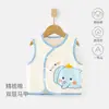 Chaleco para Bebé Chaleco Protector de Vientre Otoño e Invierno Doble Capa Chaleco Infantil Recién Nacido Algodón Puro Top Cálido