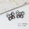 Estilo Dark Sweet Cool Borboleta Aranha Cruz Pingente DIY Pulseira Colar Brincos Acessórios de Cabelo Materiais