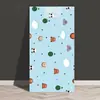 Saia de Parede para Decoração de Quarto Infantil de Jardim de Infância Adesivos de Parede de Espuma Anticolisão Adesivos de Azulejo de Imitação Mármore Papel de Parede Cartoon Aconchegante