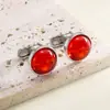 AliExpress Amazon Lançamento Redondo Joia Botões de Punho Moda Retrô Camisa Masculina cufflin