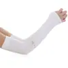 Mangas de Gelo de Verão Femininas Mangas Protetoras Solares para Andar de Bicicleta Dirigir Masculinas Protetoras Solares Seda Gelo Mangas Geladas Proteção UV Finas Atacado