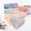 Nova calcinha feminina de cintura média de renda sexy sem costura japonesa confortável respirável grafeno crotch cuecas para meninas