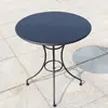 Mesas y Sillas de Exterior, Conjunto de Tres Piezas de Silla de Mimbre para Patio Balcón Jardín, Conjunto de Mesa y Sillas de Ocio para Tienda de Postres y Té con Leche al Aire Libre