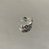 Anillo de oro real galvanizado cóncavo y convexo con pliegues de lava, ajustable, de apertura simple y elegante, estilo INS de moda europea y americana