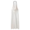 Venta al por Mayor Transfronteriza Estilo Europeo y Americano Verano 2025 Elegante Vestido Midi Halter de Satén de Seda sin Espalda para Mujer D16607