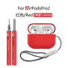 Adecuado para Estuches de Auriculares AirPods Pro2, Estuches de Auriculares Apple Pro2 Silicona Estuches Protectores Airpodspro2