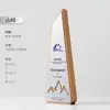 Trofeo Creativo de Madera Maciza y Cristal Hecho a Medida Premio de Alta Gama para Empleados Campeones, Competición, Reunión Anual y Premios de Honor