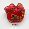 Festival da Primavera Ano Novo Boneca Pequena com Enchimento de Algodão Acessórios Decorativos Bolsa da Sorte Yuanbao Gato da Sorte Broche Sapatos e Meias Acessórios de Vestuário