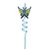 Accesorios de Pajitas de Mariposa de Colores Grado Alimenticio para Mascotas Pajitas Espirales Repetibles Decoración Venta Caliente en Amazon
