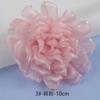 4-10cm fábrica em estoque camélia borda queimada flor chapelaria tecido flor feita à mão acessórios flor de tecido acessórios DIY broche