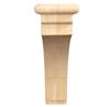 Marco de pared sencillo de madera marrón hecho a mano con soporte triangular de madera de caucho