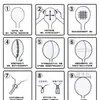 Celebridad de Internet Pelota de Onda Luminosa Juego Completo de Globo LED Flash Juguetes para Niños Puesto Callejero Regalos Promoción Venta al por Mayor Puesto Callejero