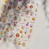 Tomoni Papel de Relieve para Uñas Celebridad de Internet Explosiones 3D Niñas Lindas Uñas Zanahoria Monstruo de Uñas Mezcla