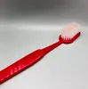 Escova de Banho Grande em Formato de Escova de Dentes, Escova Esfoliante, Escova de Banho com Gancho, Preto e Vermelho