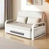2024 Sofá Cama Sofá Cama Telescópico Cama Plegable Multifuncional Plegable Doble Uso Modelo Nuevo para Sala de Estar Balcón Persona Sola Apartamento Pequeño