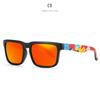 Óculos de Sol Outdoor Modernos e Descolados, Óculos de Sol Polarizados Quadrados Clássicos, Filme Real Colorido, Anti-Uv Kd2501Pro