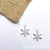 Acessórios de Natal Fawn Bell Floco de Neve Liga Gota de Óleo Brincos Chaveiro Colar Pingente Fabricantes