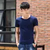Camiseta de manga corta lisa de verano para tallas grandes, camiseta básica, chaqueta casual para personas con sobrepeso, extra grande, casual, al por mayor