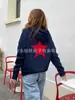 Moletom com Estampa de Estrela Retro Americano Estilo de Rua Distinto Estrela de Cinco Pontas Limitado para Homens e Mulheres Primavera e Outono