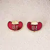 Cuentas de Pintura al Óleo Rojas de Doble Cara Chapadas en Cobre Heidi, Materiales para Cadena de Teléfono DIY, Piezas para Accesorios de Cabello de Cuentas Hechas a Mano