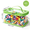 Bolsa de Brinquedo em PVC Bolsa de Armazenamento à Prova d'Água Bolsa Tote para Artigos de Higiene Pessoal de Viagem Bolsa Transparente para Skincare e Maquiagem Bolsa de Armazenamento de Praia