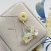 Acessórios para Anel de Corrida Bodhi Acessórios para Pulseira Pingente de Raiz de Bodhi Jade Branco Natural Gota Flor de Lótus Fruta de Marfim Borla