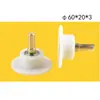 Rueda de Goma para Máquina de Recubrimiento, Rueda de Presión, Rueda Plana de Silicona y Nylon con Rodamiento, Rueda de Alimentación, Rueda de Transmisión de Pegamento Frío, Piezas para Maquinaria de Carpintería