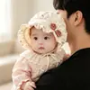 Chapéu de Sol Elegante Fino para Bebês Primavera/Outono para Bebês e Crianças Pequenas Meninas Confortável Recém-Nascido Estilo Princesa Inverno