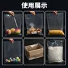 Bolsas planas de PE de alta presión, bolsas de embalaje de plástico transparente, bolsas interiores de película a prueba de polvo para alimentos y ferretería, fabricante de bolsas gruesas de alta presión