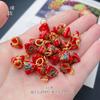 Aleación Oro Vietnamita diy accesorios pulsera pulsera Con cuentas Festival del Bote del Dragón tamales bebé con agujero pasante caricatura niños