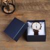 Nueva caja de embalaje de reloj con LOGO de papel kraft de medio creativo, nueva caja de regalo para joyería, fabricantes, venta al por mayor, disponible