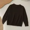 2026 Suéter de Lana Nuevo para Niños Kidsren Cómodo y Holgado con Cuello Polo para Otoño e Invierno Ropa de Punto de Solapa Pequeña Suéter para Bebé