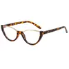 Moda Europea y Americana 2026 Nuevas Gafas de Sol Cat-Eye de Medio Marco Gafas de Sol de Calle Tendencia Gafas Sin Graduación Anti-Luz Azul