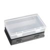 Caja de Almacenamiento Transparente Rectangular Papelería Estudiante Juguete Caja de Plástico Empaque Piezas de Ferretería PP Caja Organizadora de Herramientas