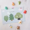 Adesivos Estéreo 3D DIY Cola de Creme de Resina Adesivos de Cartão para Brinquedo de Crianças Meninas Adesivos para Capa de Celular Adesivos para Decoração de Caderno