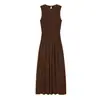 Ropa Europea y Americana de Mujer Transfronteriza, Vestido Midi Esponjoso de Moda Más Vendido en Aliexpress