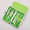 Conjunto de 7 peças para aparar unhas, conjunto de ferramentas para cuidados com as unhas, conjunto de ferramentas de manicure, conjunto para nail art, LOGOTIPO