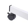 Soporte de pizarra blanca al por mayor de fábrica, económico, tubo cuadrado pequeño, barra horizontal, soporte de pizarra telescópico móvil, soporte de pizarra para oficina