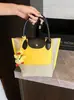 Bolso de Mano Patchwork de Color Contrastante Estilo Nuevo Transfronterizo de Nylon y PU para Mujer, Bolso Tote de Hombro, Bolsos Cruzados de Moda para Viajes