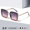 Gafas de Sol de Lujo Cuadradas con Tachuelas de Diamante y Marco Grande para Mujer 2026, Gafas de Sol de Moda Callejera de Alta Gama con Protección Solar