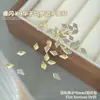 Amarelo Claro K9 Broca de Fundo Plano Acessórios para Nail Art Super Brilhantes Corte Huazi Borda Chanfrada Amarela Pacote Misto Irregular Mini Broca para Unhas Marquise