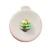 Pente com airbag de desenho animado Espelho redondo de Natal pente presentes de fim de ano pequenos presentes pequenos portátil fofo feminino dobrável pente atacado