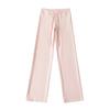 Ry25206-25 Novo Estilo de Verão Estilo Europeu e Americano Simples Cintura Baixa-Média Cordão Reto Solto Calça Casual para Casa